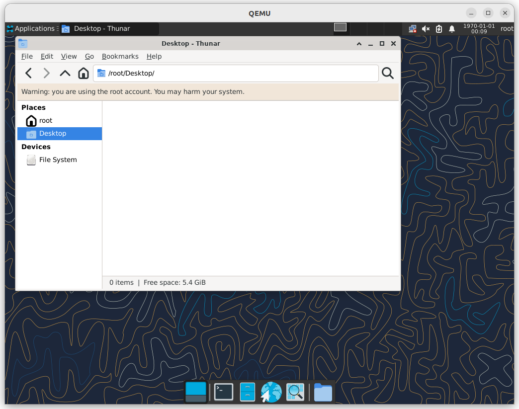 qemu-xfce